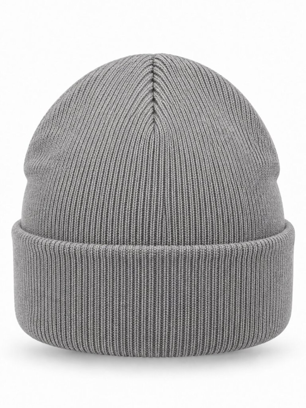Winter Beanie Hat Embroidered, Mexico, Skull Cap Warm Lined, Light Gray - Picture 4 of 4